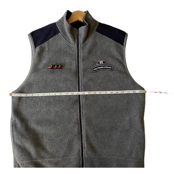 Tommy Hilfiger Denim Vintage Gray & Black fleece - Picture 8 of 9